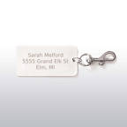 View larger image of Executive Luggage Tag - Silver
